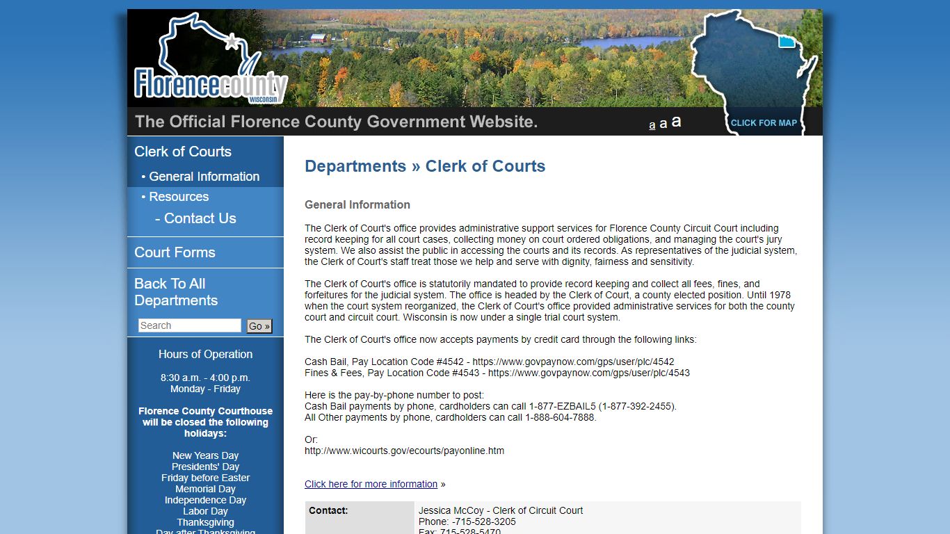 Florence County Government » Departments » Clerk of Courts